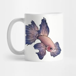 Purple and pink fish Mug